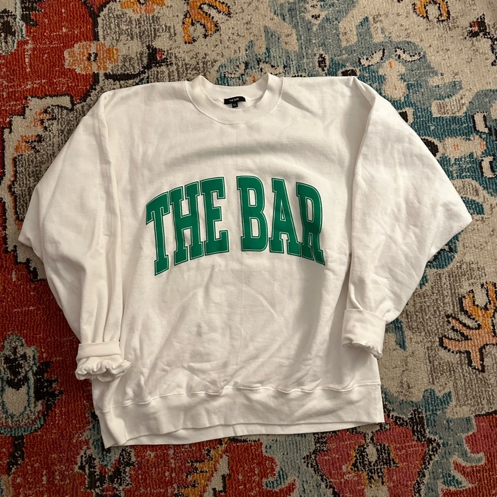 THE BAR 💚 Varsity Sweatshirt XL